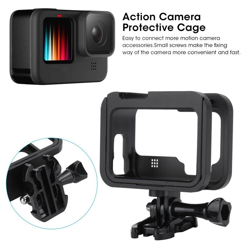 Aluminum Alloy Frame Housing Cage for GOPRO HERO 9 Action