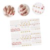 minkissy Nail Art Stickers Decorations Decal Stickers for Women Boys
