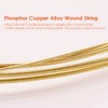 6 PCS Guitar Strings Acoustic Guitar Strings Steel Core Rust
