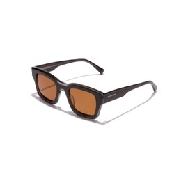 HAWKERS Unisex Culture Sunglasses, Dark grey, brown