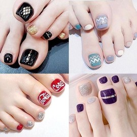 [Out_62] Stick-on Nails DIY Pedicure Nails 3 Seconds 3 Seconds Sticker - H009／FREE / [아우트_62]붙이는네일 셀프 패디네일 3초 3초스티커 - H009／FREE