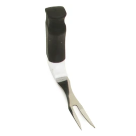 PETA Easi-Grip Carving Fork, Stainless Steel Heavy Duty Carving Fork with Lightweight Angled Non-Slip Handle, Ergonomic Grip for Anyone with Grip Issues, Less Fatigue When Carving Meat and Barbecue