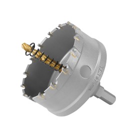 AOKAIMIAR 3 Inch Carbide Hole Saw with Titanium Plated Center Drill Bit, Heavy Duty TCT Hole Saw Metal Hole Cutter for Stainless Steel Iron Copper Brass Aluminum Alloy