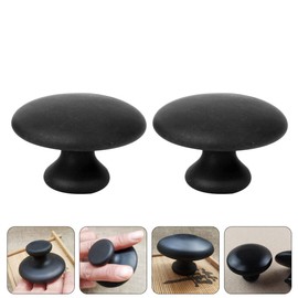 Healeved Warm Power Massage Neck Tool Oil Scraper Point Massager Gua Beauty Guasha Device Body Meditation Heating Tools Mushroom Feet Basalt Scraping Stones Traditional Board Rocks Hot Spa