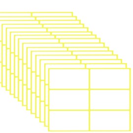 Meekye Meekye 90 Stück Etiketten Selbstklebend, 50 x 100 mm Aufkleber zum Beschriften, Universal Klebeetiketten Haushaltsetiketten Tiefkühletiketten Adressetiketten für Büro Küche und Marmelade