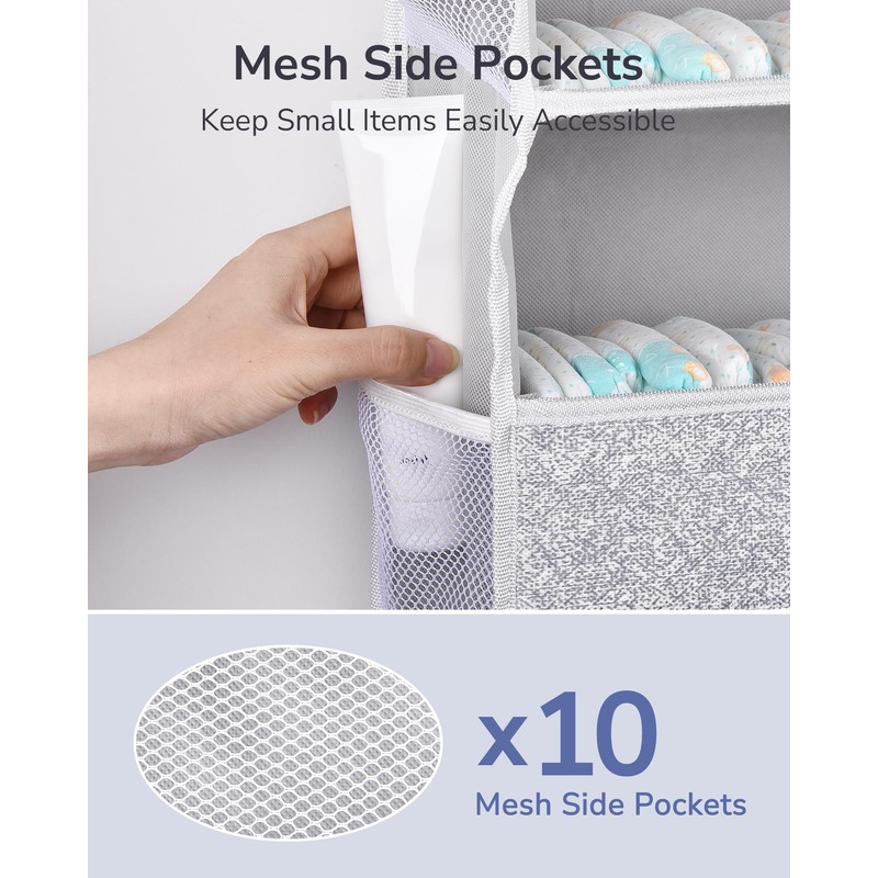 ULG 1 Pack Over Door Organizer with 5 Large Pockets