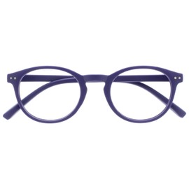 OPULIZE-Gafas de lectura Zen Smooth Matt Purple Small Hombres Mujeres Bisagras de primavera R245 +2.50