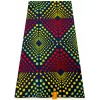 Unbranded Polyester High End Design Ankara Prints -Red, Yellow, Dark-Blue,