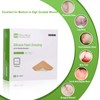 NeuHeils Silicone Adhesive Foam Dressing with Gentle Border 4''x4'' for