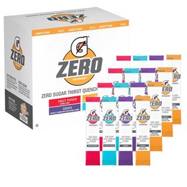 Gatorade G Zero Powder Variety Pack - 40 count - Gatorade Powder Packets - Gatorade Zero Powder Packets - Gatorade Powder Zero - Gatorade Zero Sugar - Gatorade Powder Mix Variety - Gatorade Sugar-Free Hydration with Essential Electrolytes