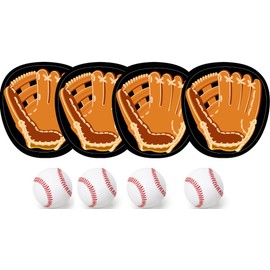 Ellinjan Catch Game, Toss Balls and Catch Game, Kids Toss Game for Ages 3 4 5 6 7 8-12 Year Old Boy Girl, Catching Ball Set with 4 Paddles & 4 Balls for Outdoor Toys