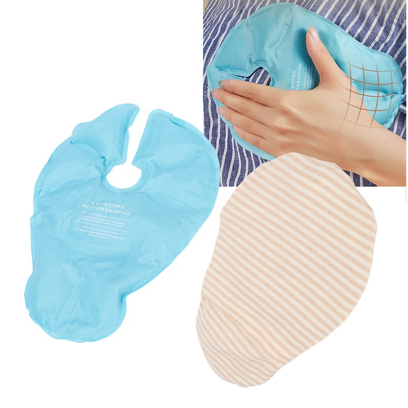 Breast Hot Cold Pad Waterproof Soft Gel Bead Mastitis Relief