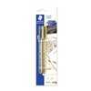 Staedtler 8323-SBK2 Metallic Markers - Gold/Silver (Pack of 2)