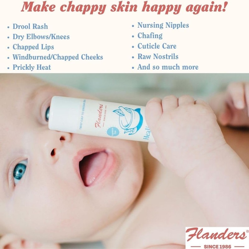 Flanders Baby Gift Set - Includes Flanders Buttocks Ointment, Healing