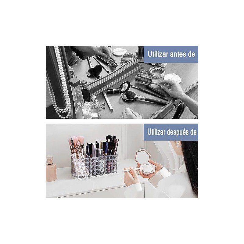 Organizador de Brochas de Maquillaje