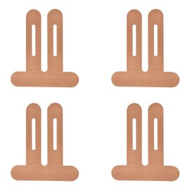 UEIOAVL Tape & Supplies, 4 Pieces Pre Cut Kinesiology Tape Muscle Kinesiology Tape for Knee Joints Muscle Support (Skin Tone)