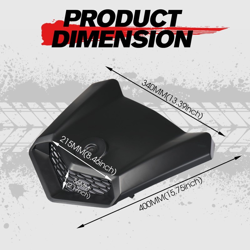 Maverick X3 Turbo Hood Scoop, A & UTV PRO Front