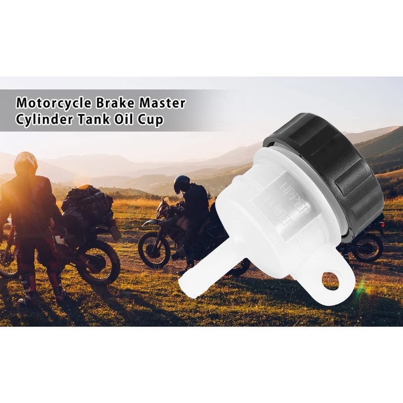 Jiawu Motorcycle Rear Brake Fit for Master Cylinder Oil Cup