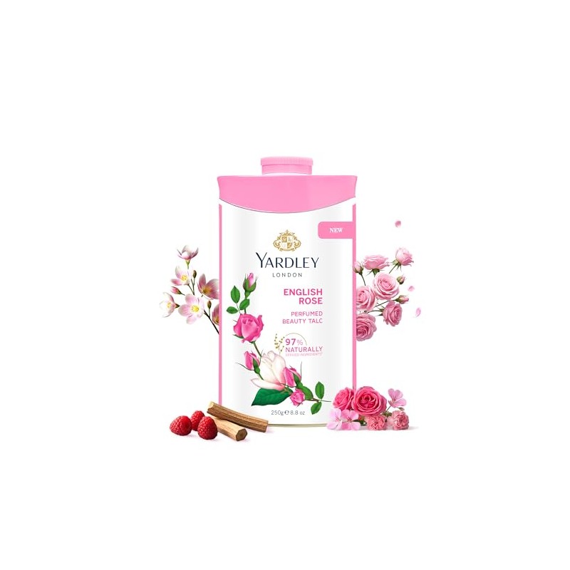 Yardley English Rose Perfumed Talc, 250 g