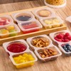 WOIRHWEH 40 Sets Upgrade Double Compartment Condiment Container, 2025 New