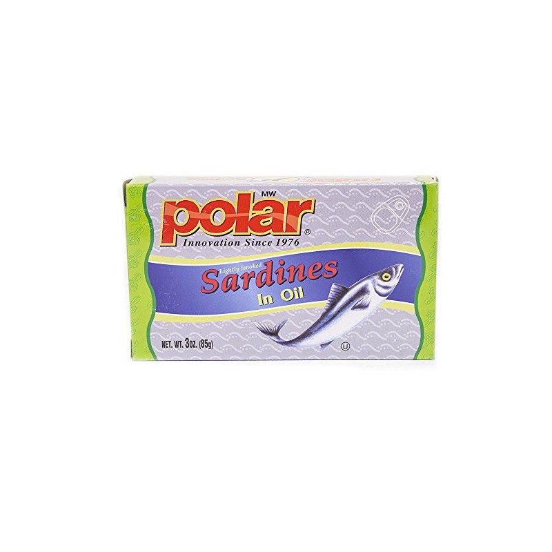 MW Polar Sardines, In Oil, 3-Ounce (Pack of 24)