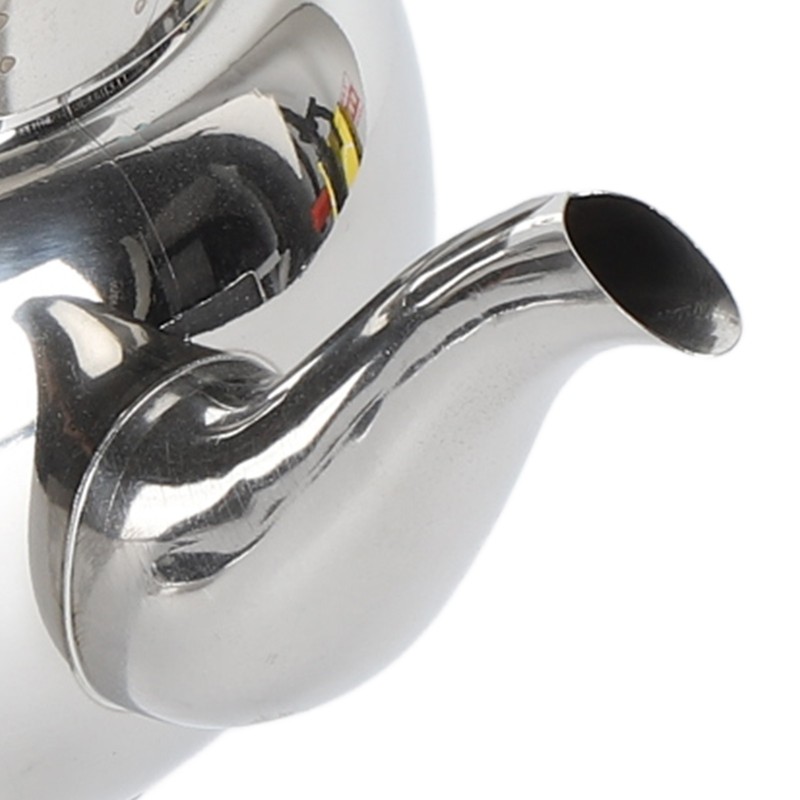 Stainless Steel Teapot with Removable Filter Metal Tea Kettle Coffee