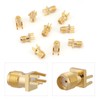 10pcs Brass Gold Plating SMA Female Socket Jack Connector End