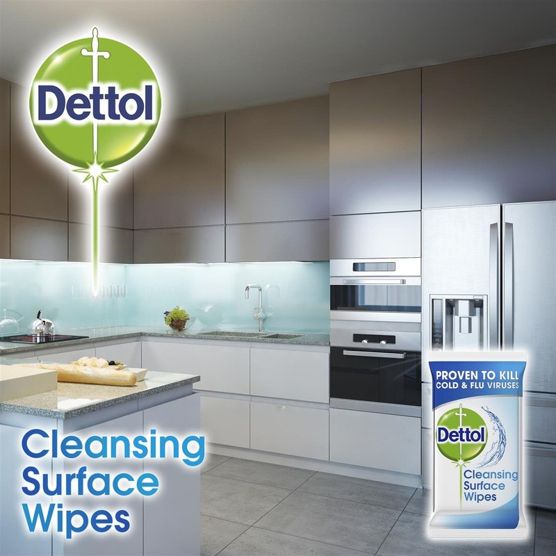 Dettol Antibacterial Surface Cleaning Wipes, 84 each