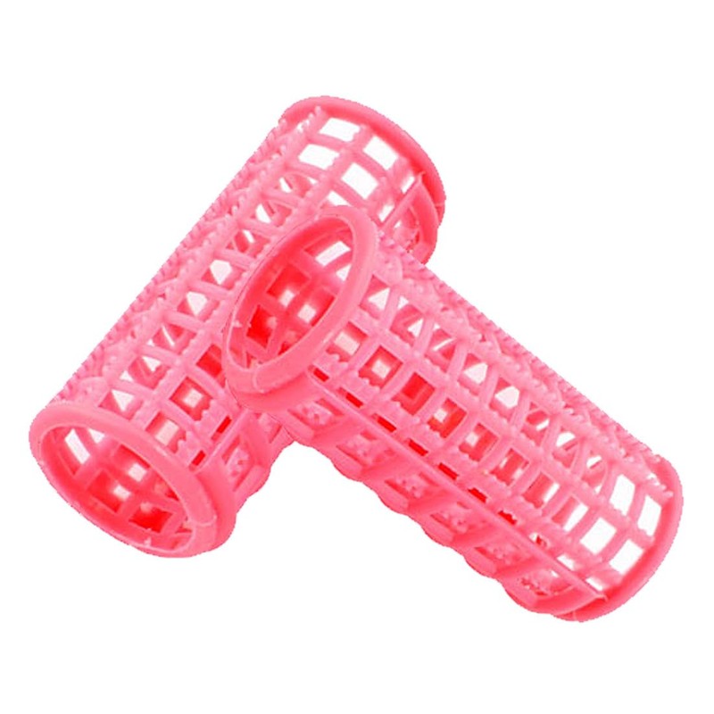 uxcell Hair Roller Curlers Set, 12 Pcs Plastic Hairdressing Self