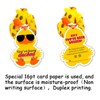 Waxvery Duck Tags,You've Been Ducked, Cute Yellow Duck and Black