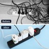 Hoteam 10 Pcs Power Strip Bulk 6 Outlet Surge Protector