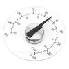 Outdoor Thermometer Adhesive Transparent Window Door Greenhouse Temperature Monitor Tester