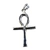 Kiss of Leather Delicate Ankh Pendant Made of 925 Sterling