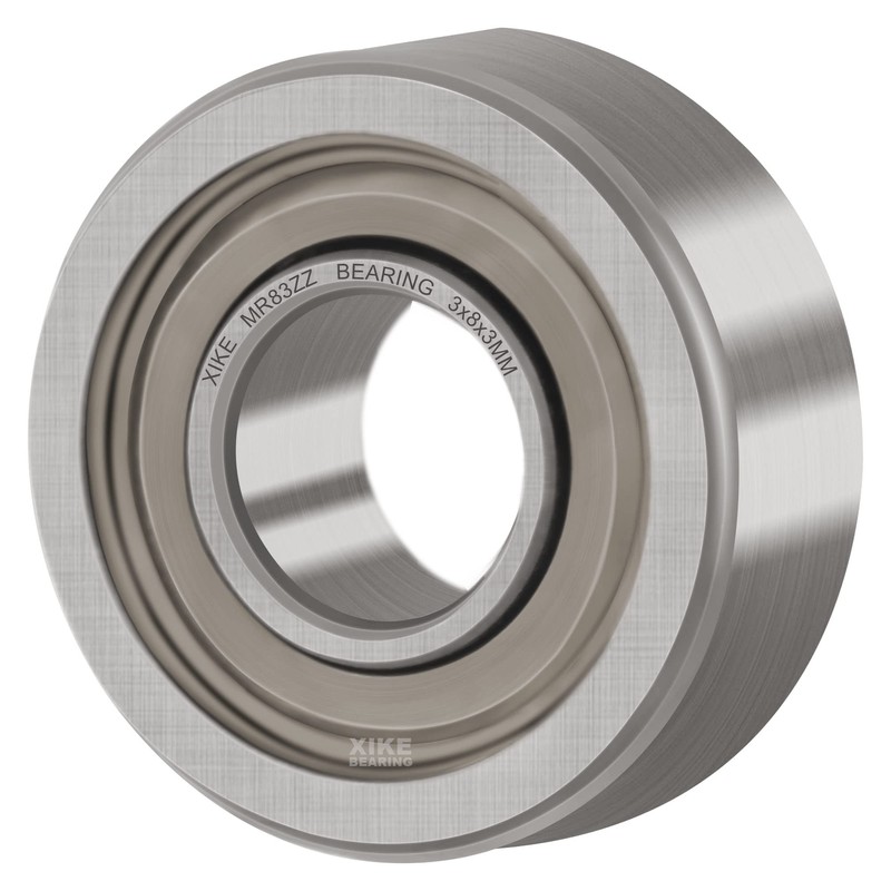 XIKE 10 Pcs MR83ZZ Bearings 3x8x3mm, Double Shield Seals Metal
