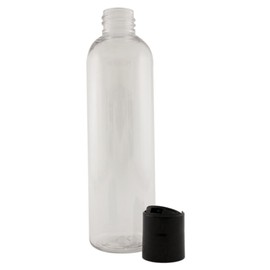 4 fl oz Clear Plastic Bottle with Dispenser Lid (24 Pack)