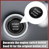 HEROFFIX Engine Start Stop Button Cover Kit One Click Push
