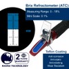 0 to 18% Brix Hand Held Rhino Refractometer with Automatic