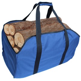 Premium Firewood Log Carrier & Tote Bag - Extra Large Durable - Best for Fireplaces - Wood Stoves - Firewood - Logs - Camping - Beaches - Landscaping (navy)