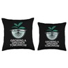 Growing A Greener Tomorrow Sustainable Hydroponics Throw Pillow