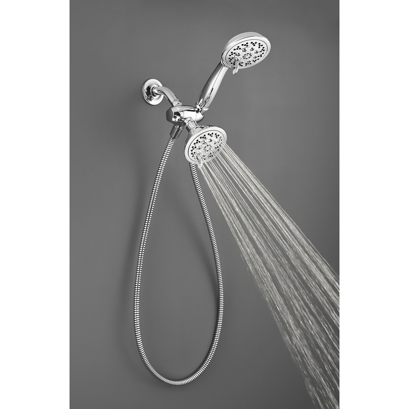 Pfister Solita 6 Function Shower Head and Handheld Shower, Polished