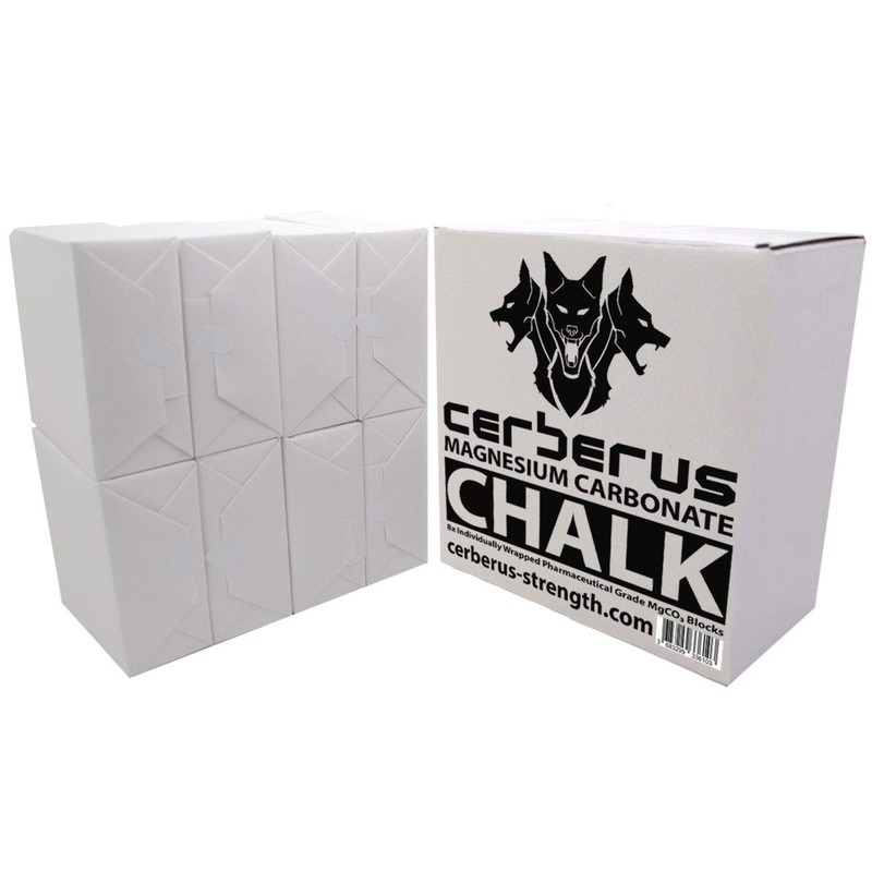 CERBERUS Strength Chalk - Pure Magnesium Carbonate 8 x 57g