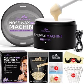 Lifestance Nose Wax Kit for Men & Women - 120g Nose Hair Wax Kit