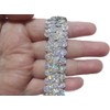 No.1910_Handicraft Sequin Blade with Glitter Silver (Silver) Width 2cm x