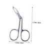 VICASKY 3pcs Stainless Steel Eyebrow Tweezers Precision Trimming Tool for