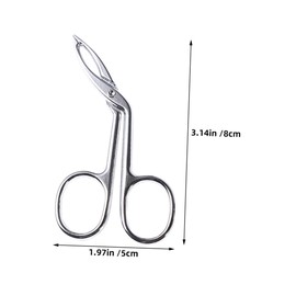 VICASKY 3pcs Stainless Steel Eyebrow Tweezers Precision Trimming Tool for Eyebrow Nose Hair Facial Hair Durable Comfortable Grip Ergonomic Design for Home Travel Use