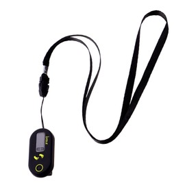 Gadpiparty Pedometer, Mini Pedometer, Neck Mount, Digital Pedometer, Exercise Counter, Electronic Pedometer, Walking Pedometer, Convenient, Exercise, Elderly, Unisex (Black)