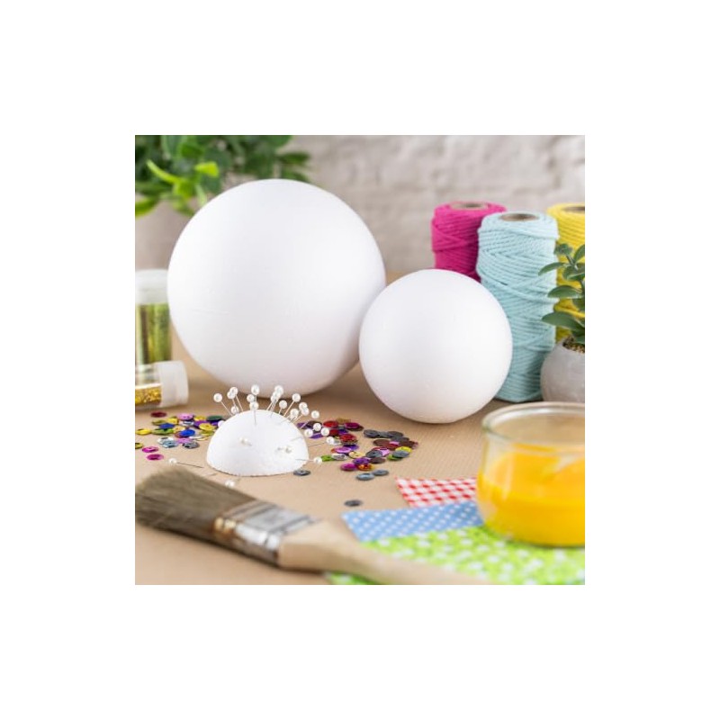 Sfera di polistirolo Ø 15 cm in polistirolo, liscia e