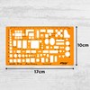 Architecture Stencil 1:100 - Stencil Sanitary 1:100 - Furniture Drawing