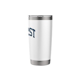 Amherst New Hampshire NH College University Style Blue Stainless Steel Insulated Tumbler