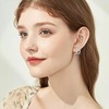 5 Pairs of 925 Silver Earrings Set for Girls, Hypoallergenic